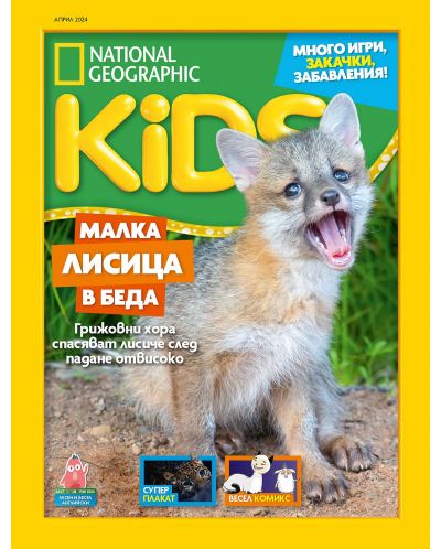 National Geographic Kids: Малка лисица в беда (Е-списание) - 1
